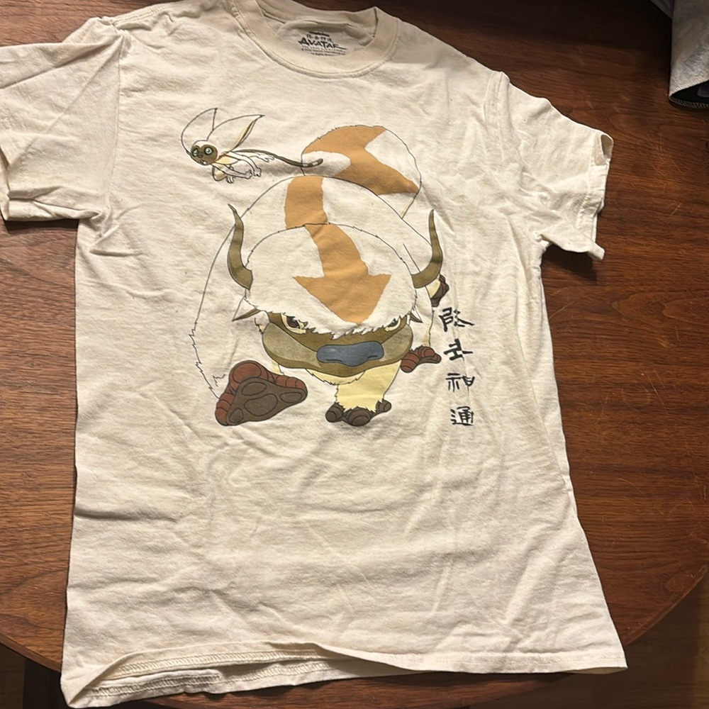 Avatar the Last Airbender Appa and Momo T-shirt, small
